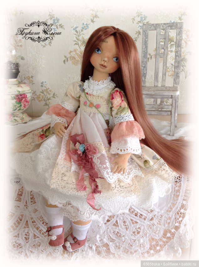 Коллекционная текстильная кукла (фото 5)