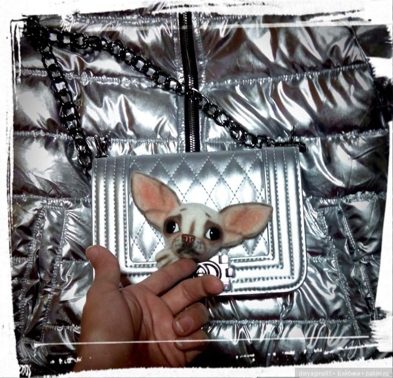 Чихо брошь — Валяные игрушки из шерсти: сухое валяние (фото 2)