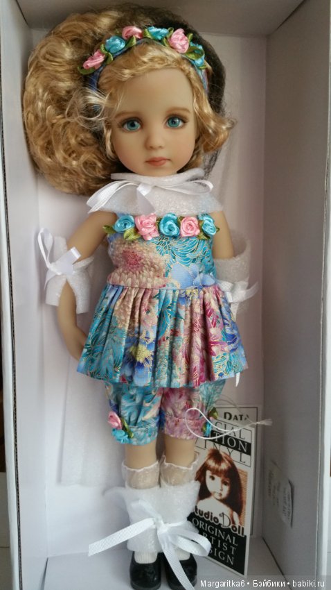 Little Darling #4 - девочка с красивыми бирюзовыми глазами от Магали Доусон