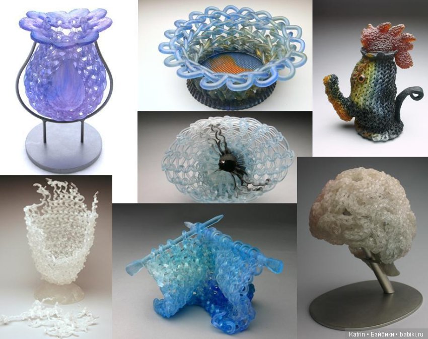 Работы из стекла Кэрол Милн (Carol Milne)