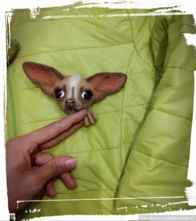 "Чихоброшь" пятнистая — Валяные игрушки из шерсти: сухое валяние (фото 8)