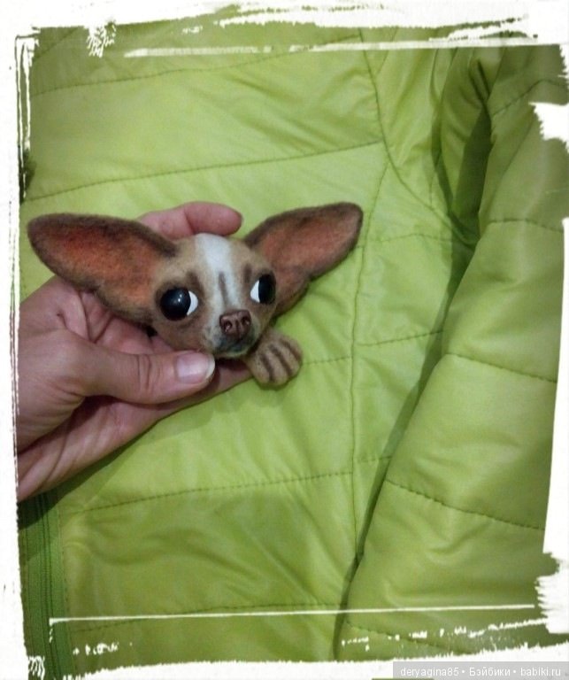 "Чихоброшь" пятнистая — Валяные игрушки из шерсти: сухое валяние (фото 9)