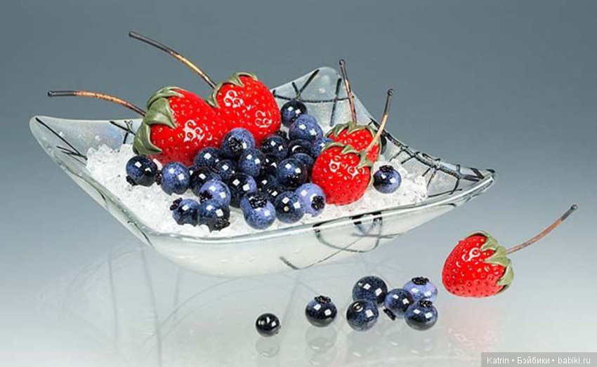 Стеклянные украшения Элизабет Джонсон в технике lampwork (фото 7)