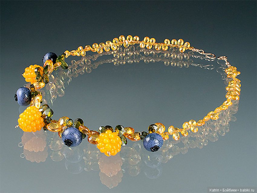 Стеклянные украшения Элизабет Джонсон в технике lampwork