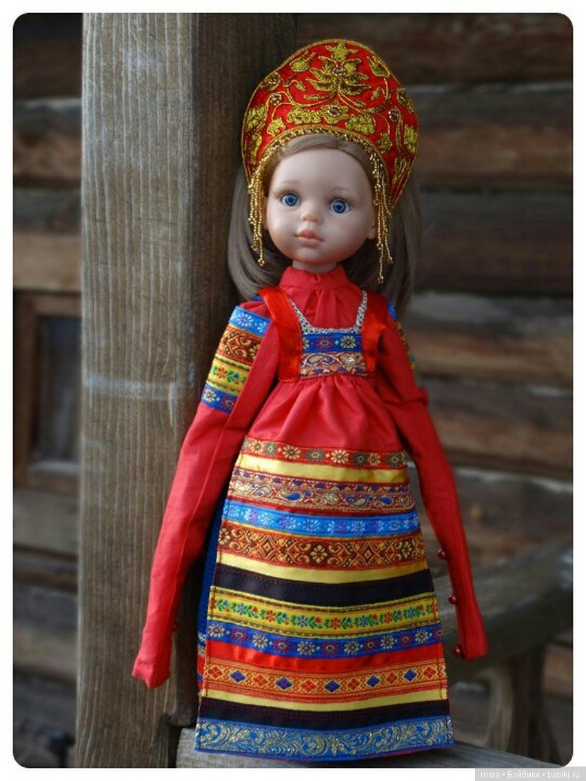 Кокошники для кукол Паола Рейна, автор Татьяна Корнева