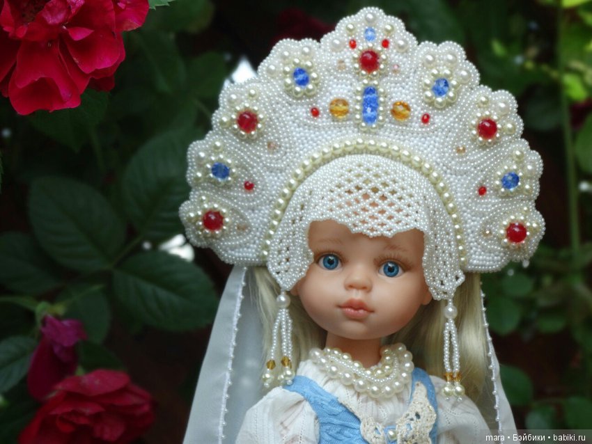 Кокошники для кукол Паола Рейна, автор Татьяна Корнева