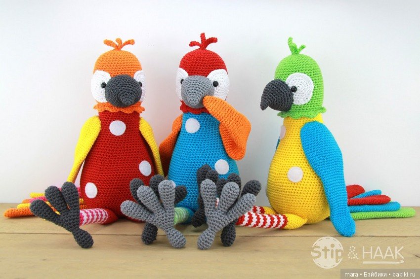 Красивые вязанные игрушки (фото 4)
