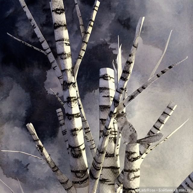 Бумага, акварель и кусочек души. Инсталляции Kelly Pousette