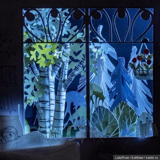 Бумага, акварель и кусочек души. Инсталляции Kelly Pousette