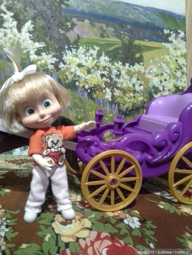 Машка и компания — Куклы Маша и Медведь (Simba): Маша в кармашке (фото 2)