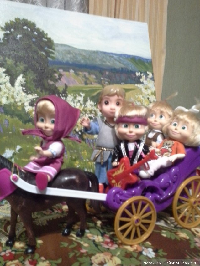 Машка и компания — Куклы Маша и Медведь (Simba): Маша в кармашке (фото 7)