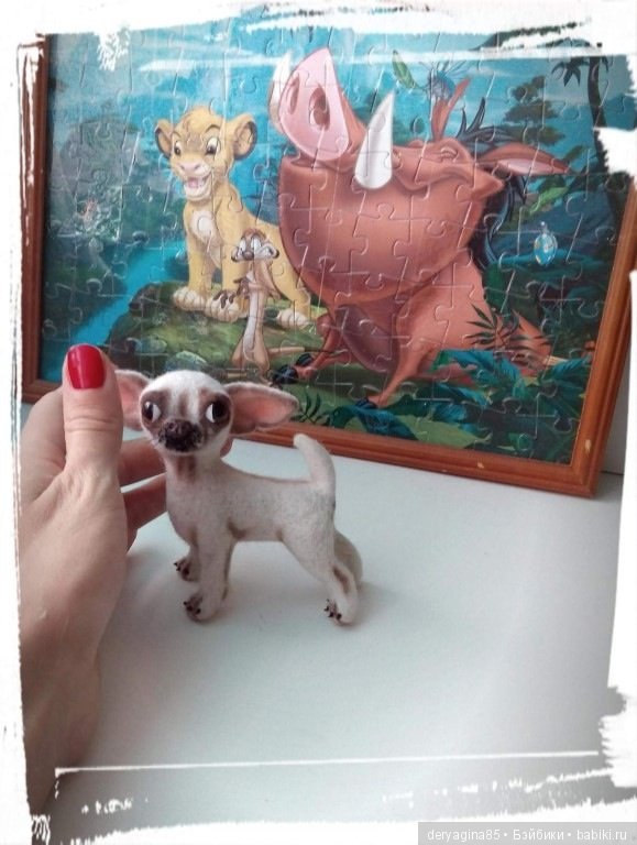 Мини чишка — Валяные игрушки из шерсти: сухое валяние (фото 6)