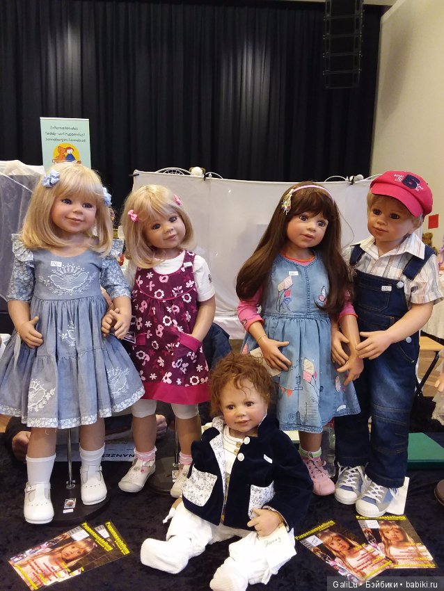 Выставка кукол и мишек в Eschwege. Коллекционные и мишки-тедди