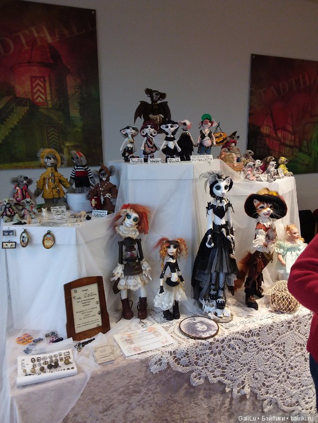 Выставка кукол и мишек в Eschwege. Коллекционные и мишки-тедди