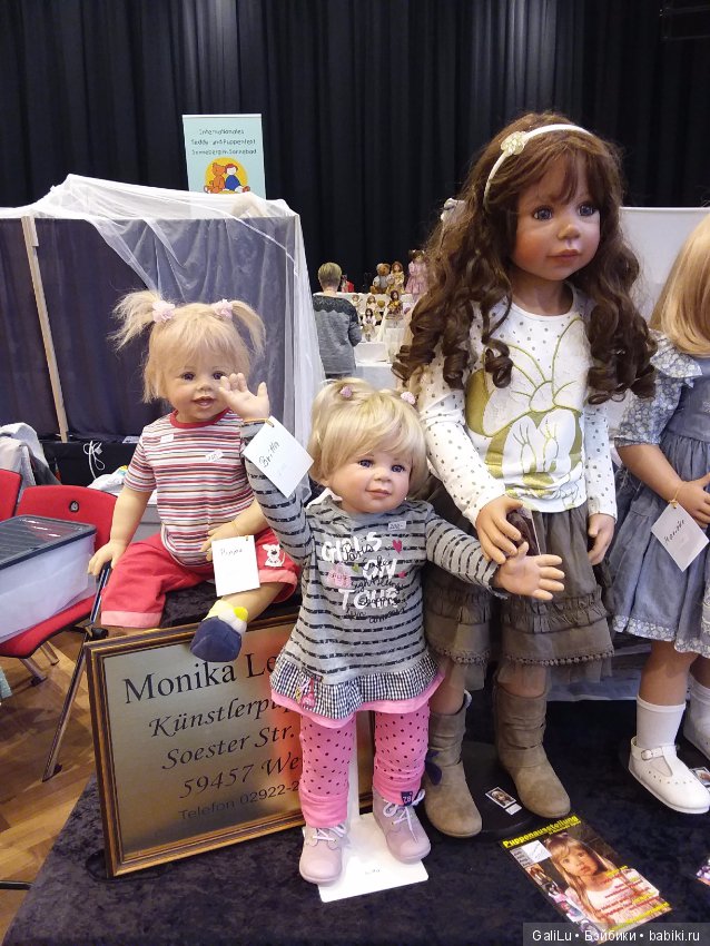 Выставка кукол и мишек в Eschwege. Коллекционные и мишки-тедди
