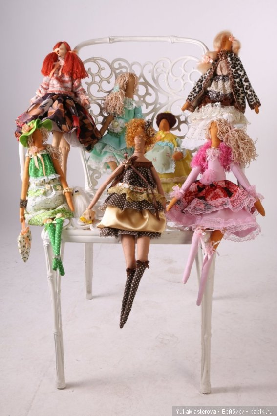 Мои текстильные куколки, которые сшила за 2 года