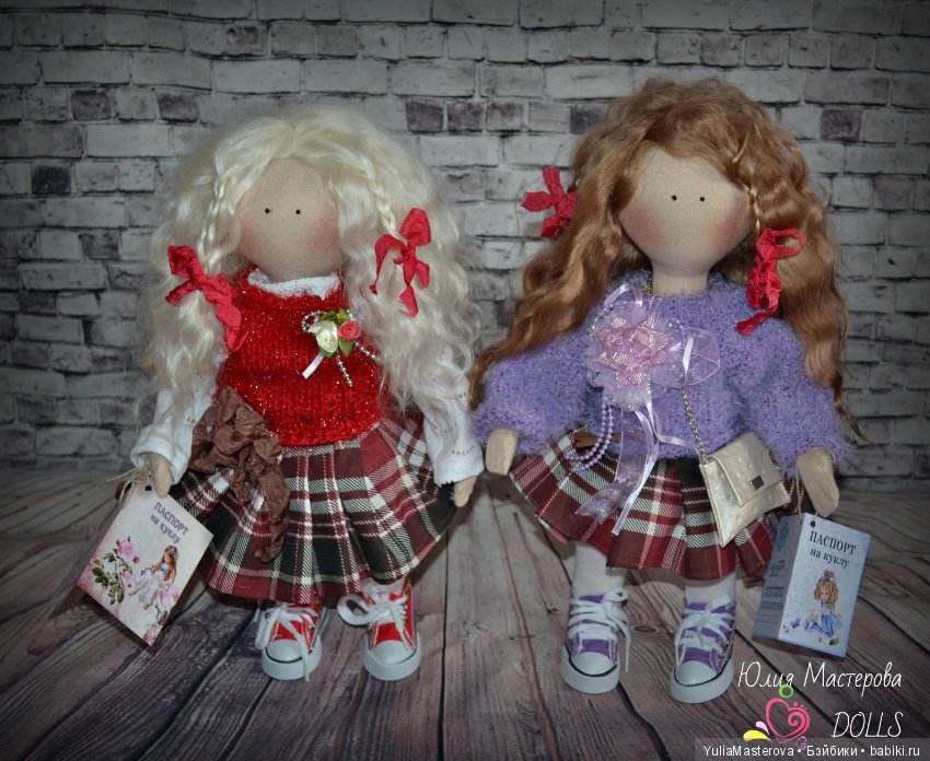 Мои текстильные куколки, которые сшила за 2 года