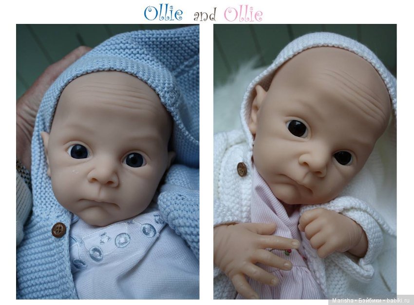 Молд для куклы реборн Ollie от скульптора Adrie Stoete (фото 2)