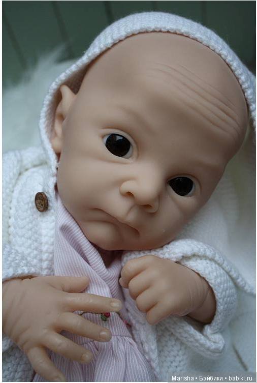 Молд для куклы реборн Ollie от скульптора Adrie Stoete (фото 4)