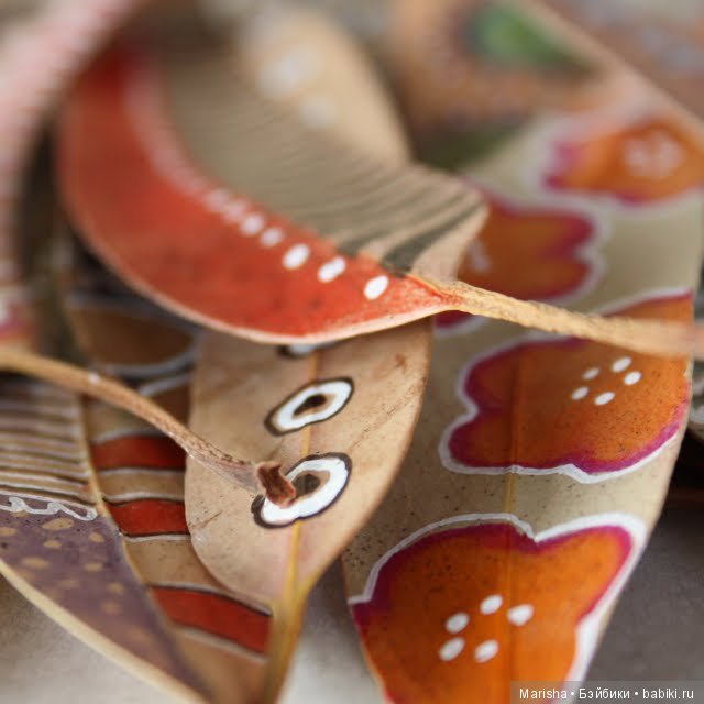 Осенние листья, автор дизайнер из Испании Elena Nuez