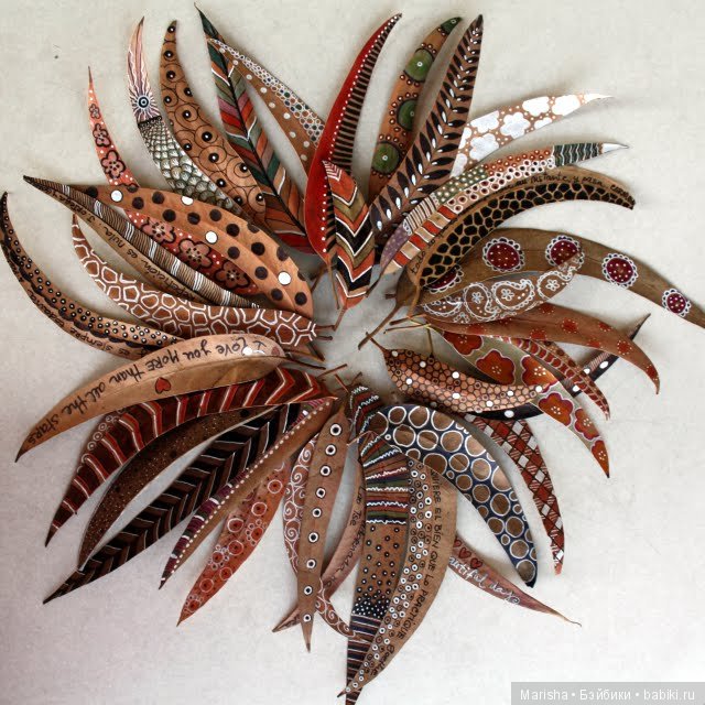 Осенние листья, автор дизайнер из Испании Elena Nuez (фото 10)