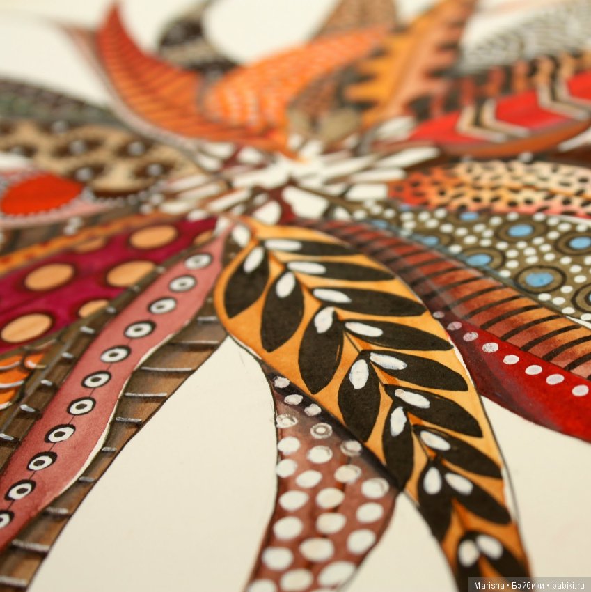 Осенние листья, автор дизайнер из Испании Elena Nuez