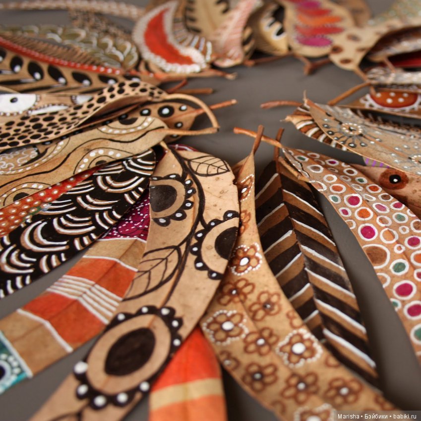 Осенние листья, автор дизайнер из Испании Elena Nuez