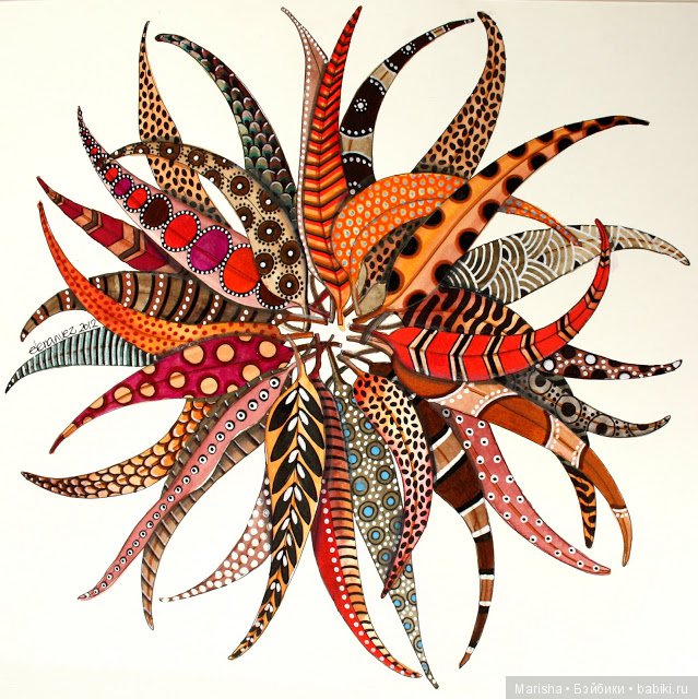 Осенние листья, автор дизайнер из Испании Elena Nuez (фото 5)