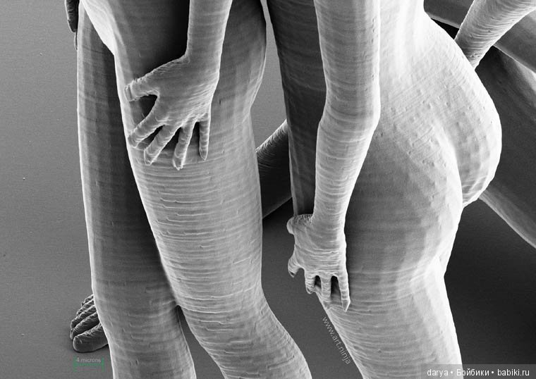 Нано-скульптуры Jonty Hurwitz. Самые микроскопические люди в мире (фото 10)