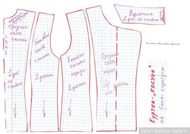 Куртка с выкройкой для BJD (фото 4)