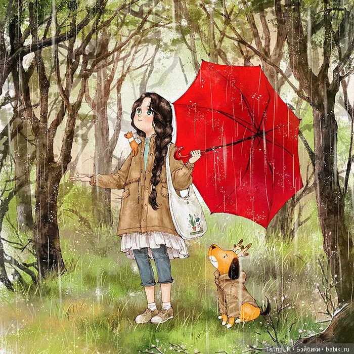 Дневники лесной девочки: потрясающие иллюстрации от Aeppol