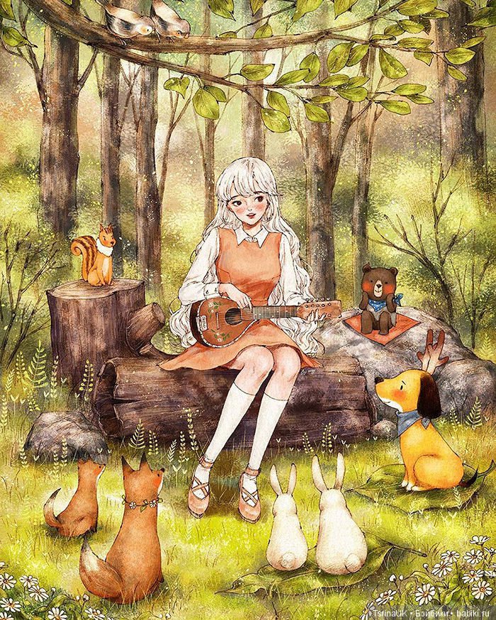 Дневники лесной девочки: потрясающие иллюстрации от Aeppol (фото 3)