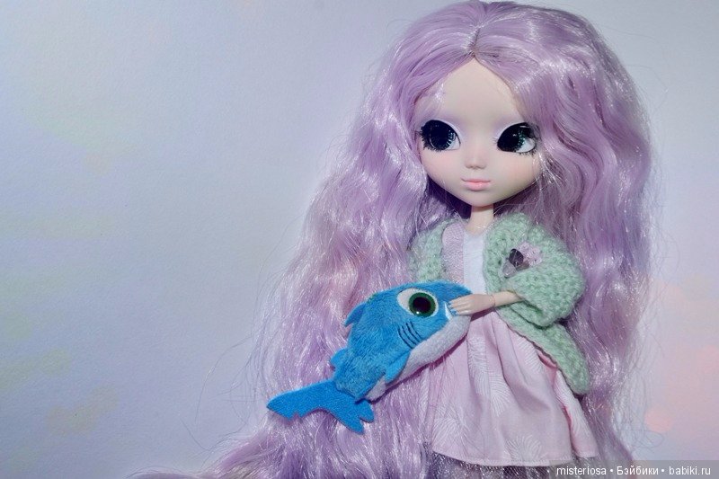 OOAK Custom Pullip. Loreli - маленькая русалочка с ручной акулой (фото 4)