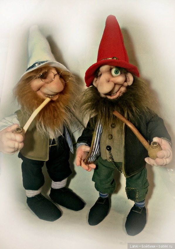 Гномы — Куклы из капрона и чулочной техники: авторские игрушки (фото 5)