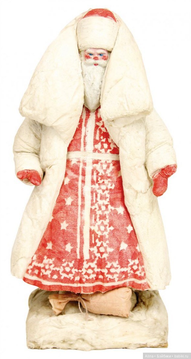 Советские ватные игрушки - Дедушки Морозы