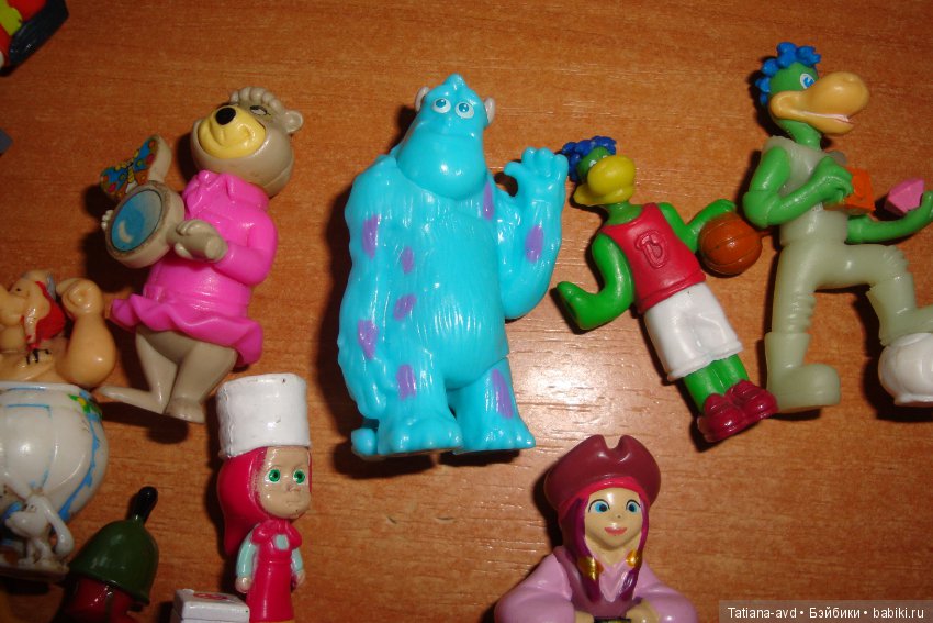 Киндеры по мультфильмам — Фигурки Киндер Сюрприз (Kinder)