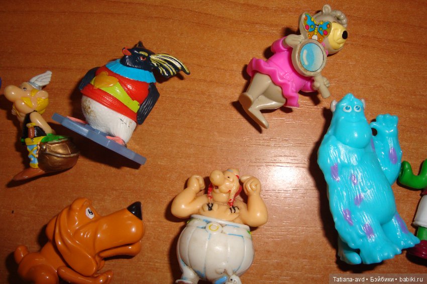 Киндеры по мультфильмам — Фигурки Киндер Сюрприз (Kinder)