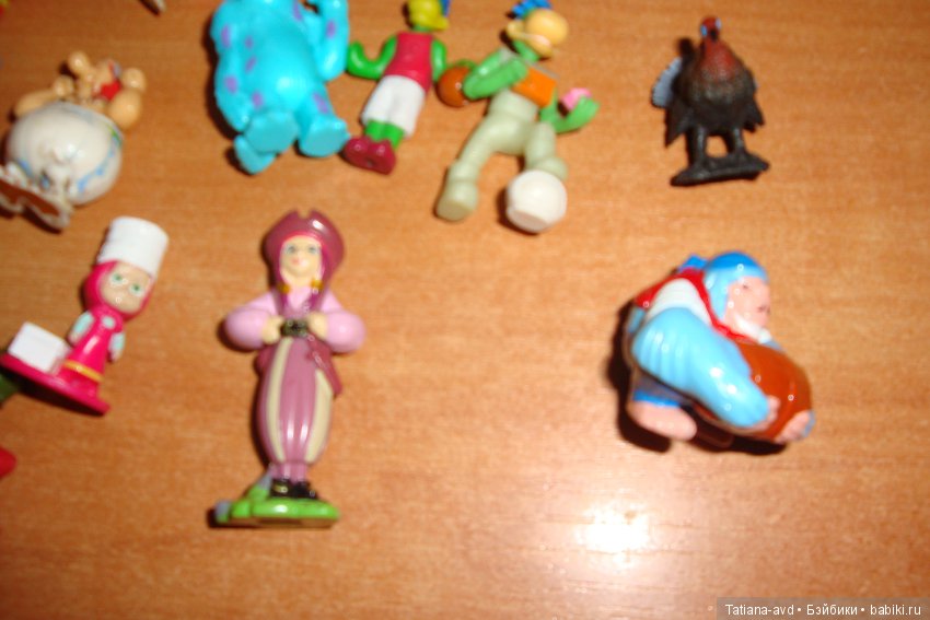 Киндеры по мультфильмам — Фигурки Киндер Сюрприз (Kinder)