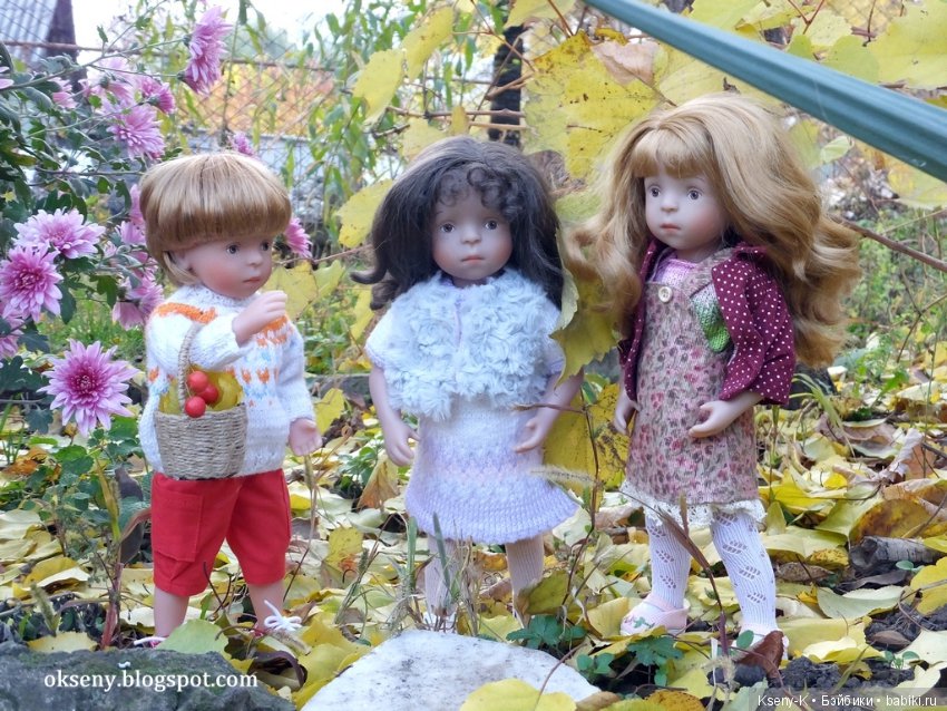 Ноябрьская прогулка — Куклы Kathe Kruse (Кате/Кэте Крузе): фото (фото 5)