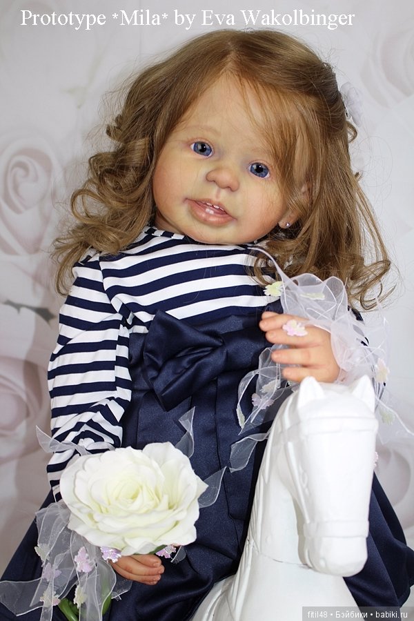 Prototype *MILA* by Eva Wakolbinger lifelike doll Rebornbaby Toddler
