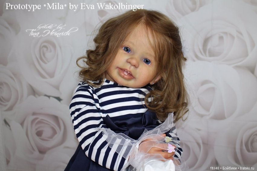 Prototype *MILA* by Eva Wakolbinger lifelike doll Rebornbaby Toddler