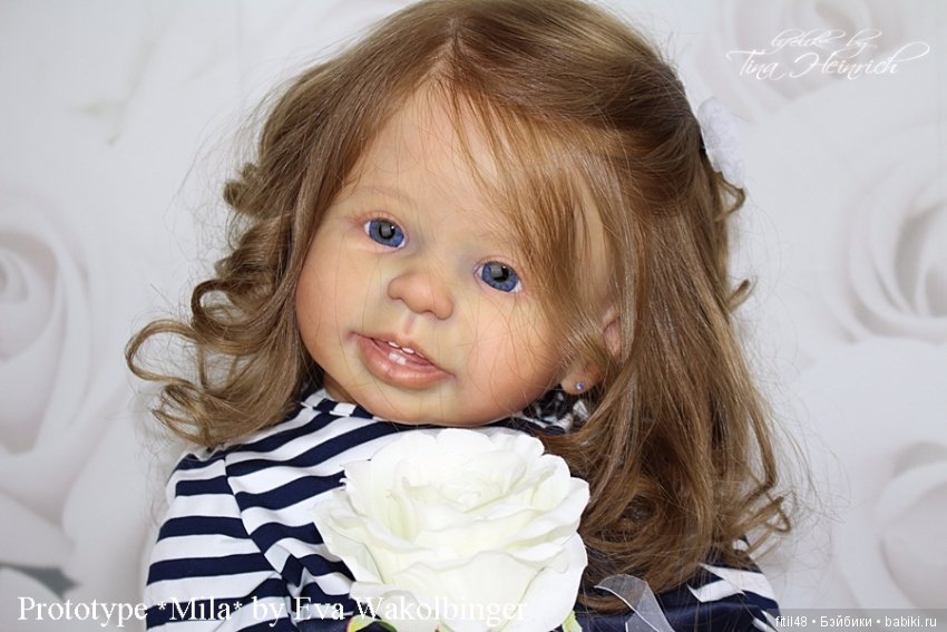Prototype *MILA* by Eva Wakolbinger lifelike doll Rebornbaby Toddler