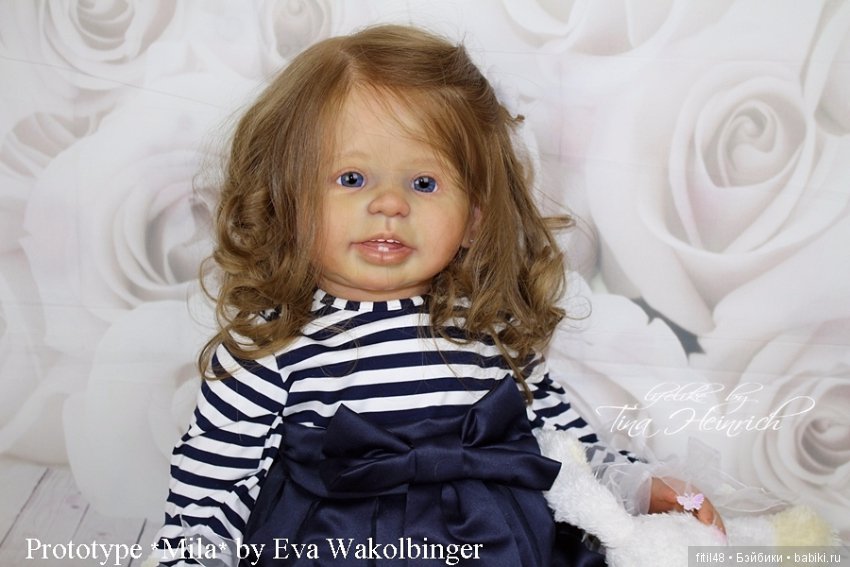 Prototype *MILA* by Eva Wakolbinger lifelike doll Rebornbaby Toddler