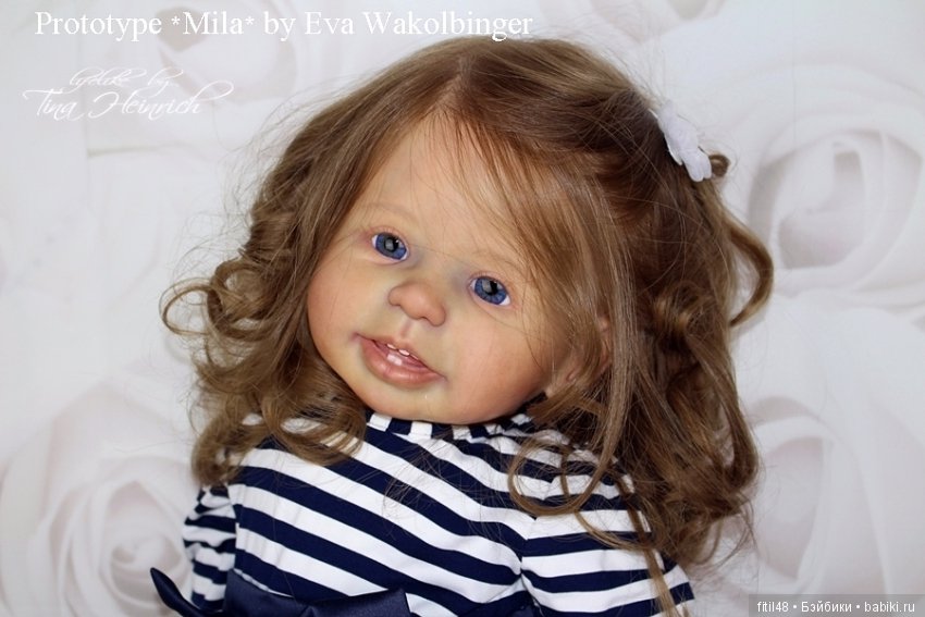 Prototype *MILA* by Eva Wakolbinger lifelike doll Rebornbaby Toddler