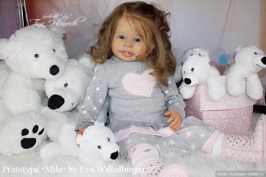Prototype *MILA* by Eva Wakolbinger lifelike doll Rebornbaby Toddler