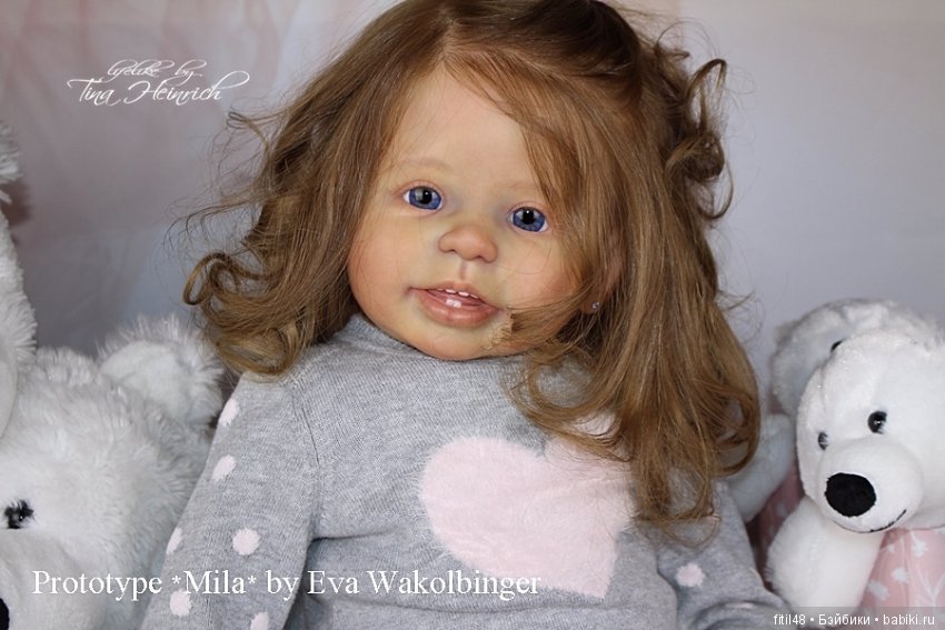 Prototype *MILA* by Eva Wakolbinger lifelike doll Rebornbaby Toddler