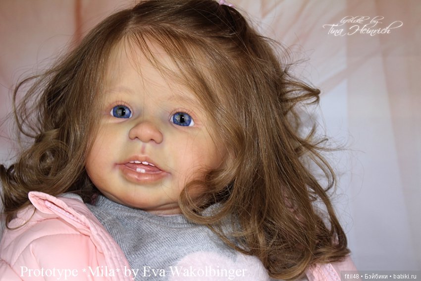 Prototype *MILA* by Eva Wakolbinger lifelike doll Rebornbaby Toddler
