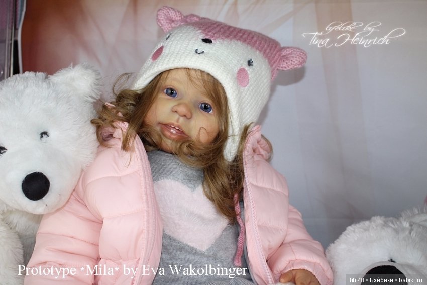 Prototype *MILA* by Eva Wakolbinger lifelike doll Rebornbaby Toddler