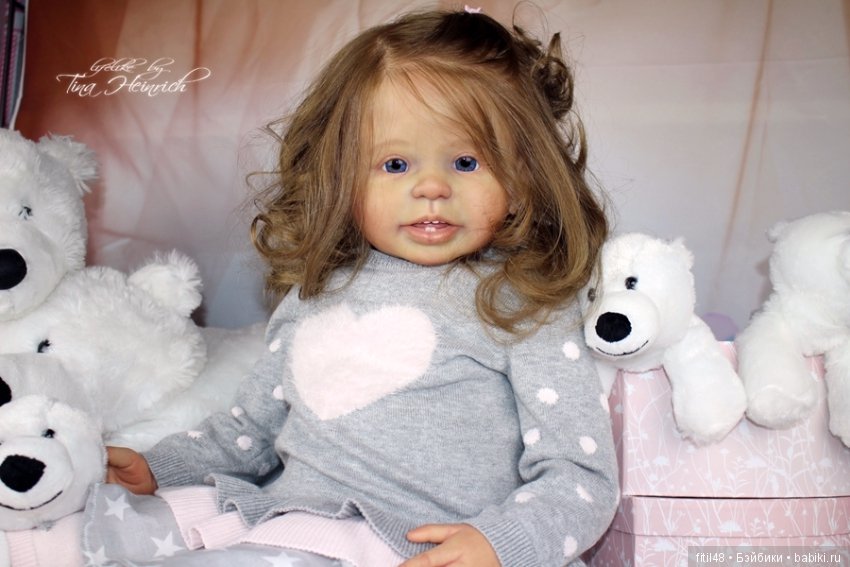 Prototype *MILA* by Eva Wakolbinger lifelike doll Rebornbaby Toddler