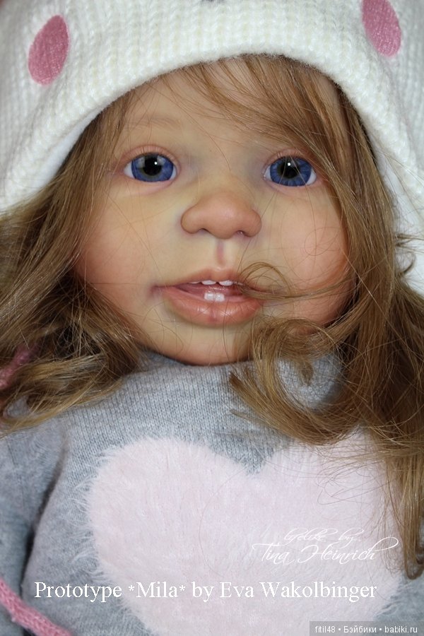 Prototype *MILA* by Eva Wakolbinger lifelike doll Rebornbaby Toddler